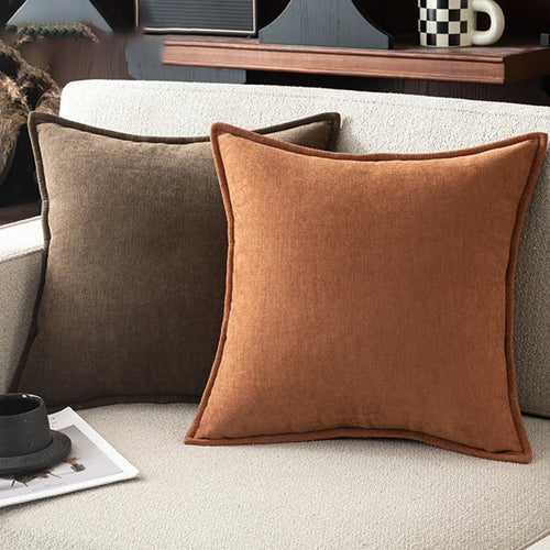 Chenille Cushion Cover by Dar Aura