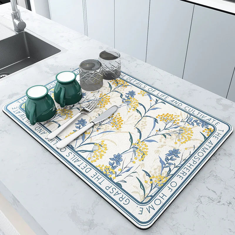 Quick-Dry Absorbent Dish Mat, view 19