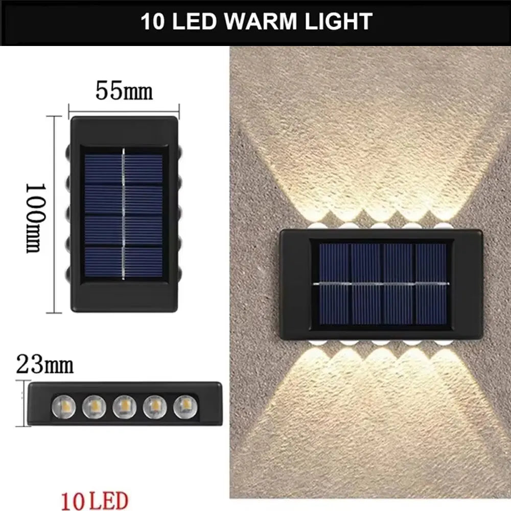 Solar Up & Down Wall Light, view 10