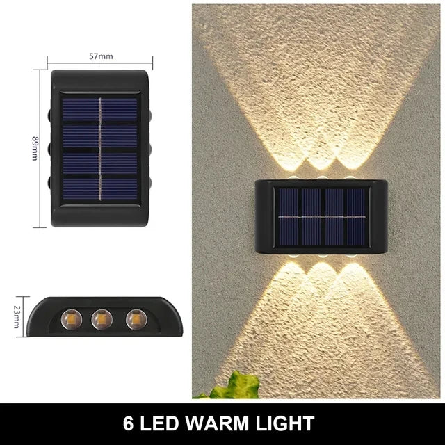 Solar Up & Down Wall Light, view 7