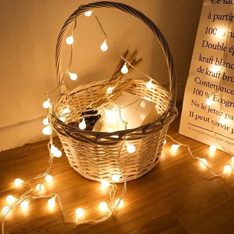 LED Ball Fairy String Lights, view 2