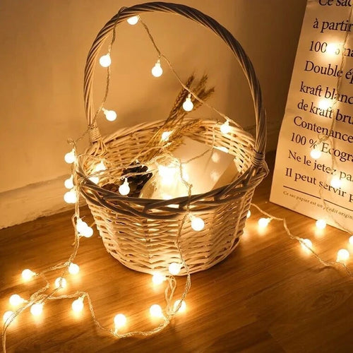 LED Ball Fairy String Lights, view 2