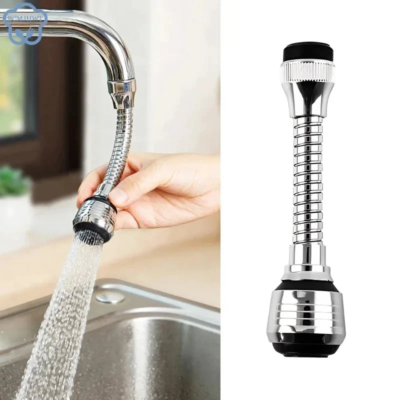 Rotating Faucet Spray Extender by Dar Aura
