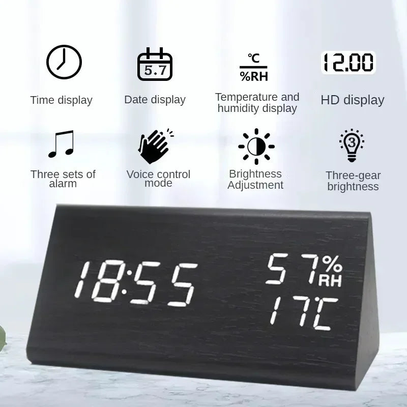 Minimal LED Digital Clock, view 4