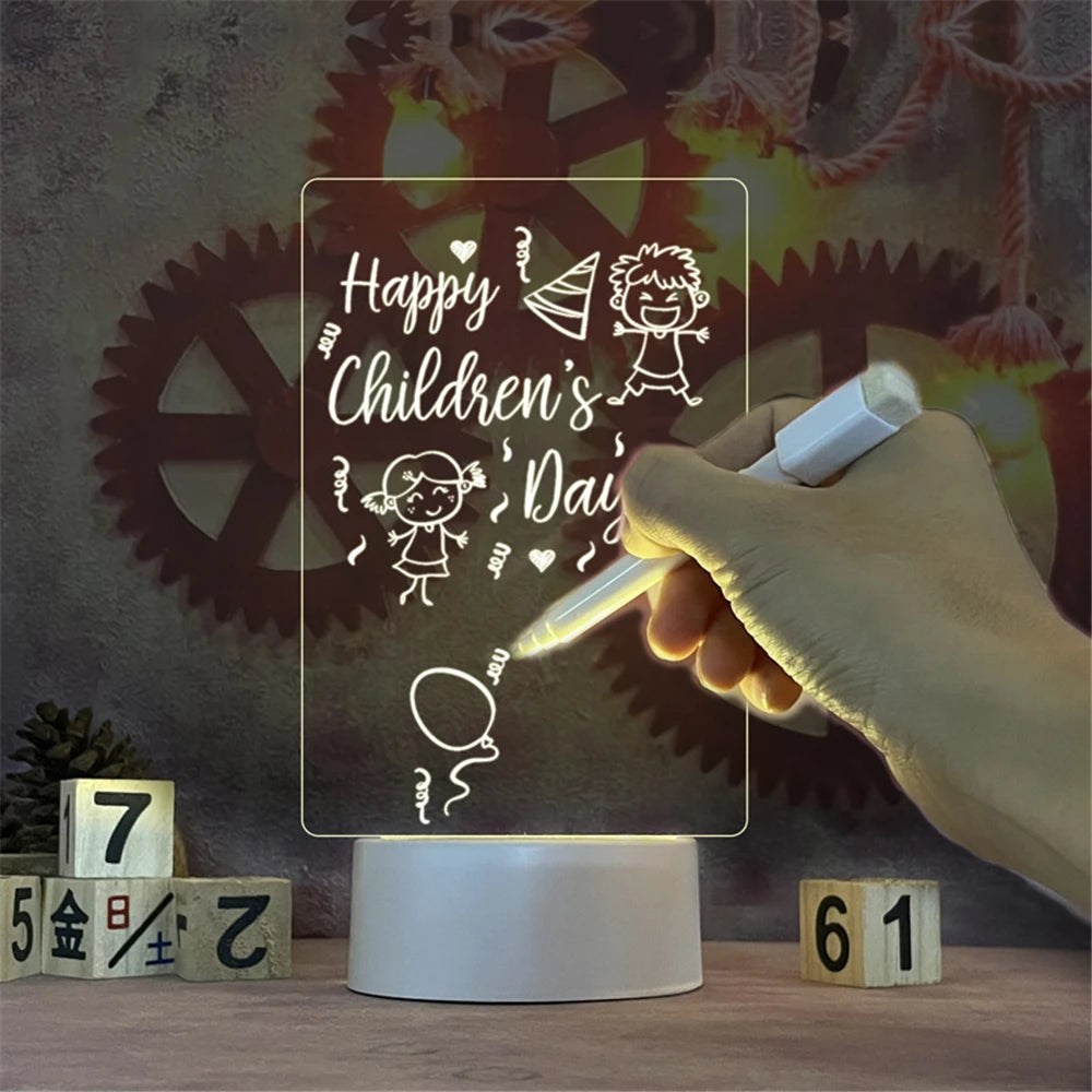 LED Message Board Night Light, view 5