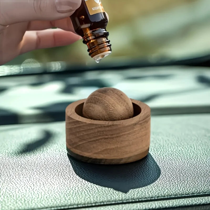 Mini Wooden Aroma Diffuser by Dar Aura