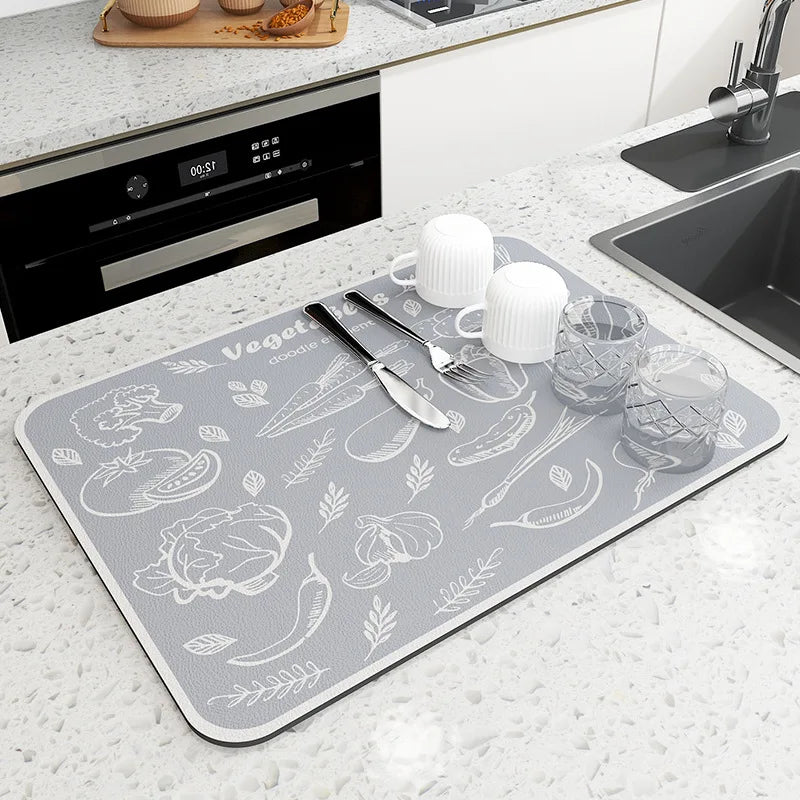 Quick-Dry Absorbent Dish Mat, view 10