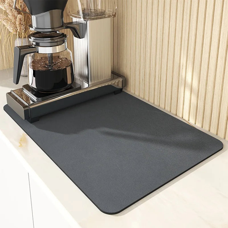Quick-Dry Absorbent Dish Mat by Dar Aura