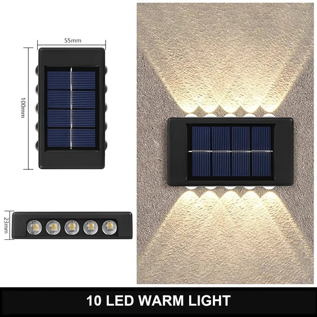 Solar Up & Down Wall Light, view 9
