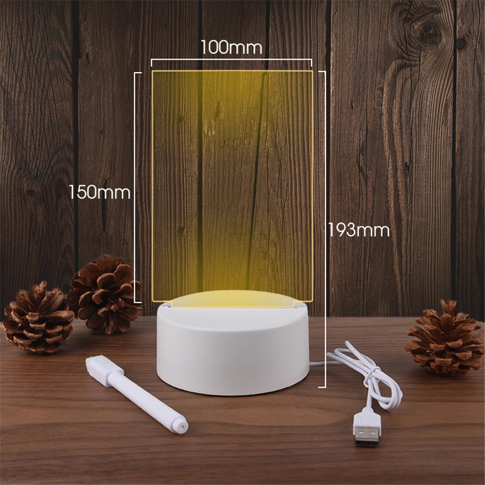 LED Message Board Night Light, view 2