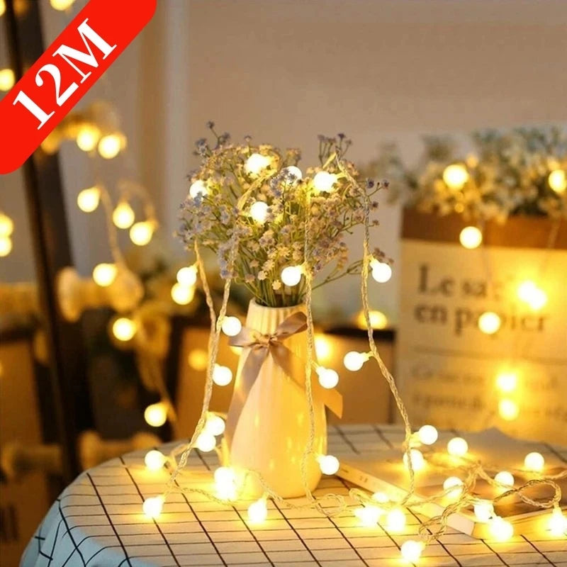 LED Ball Fairy String Lights, view 5