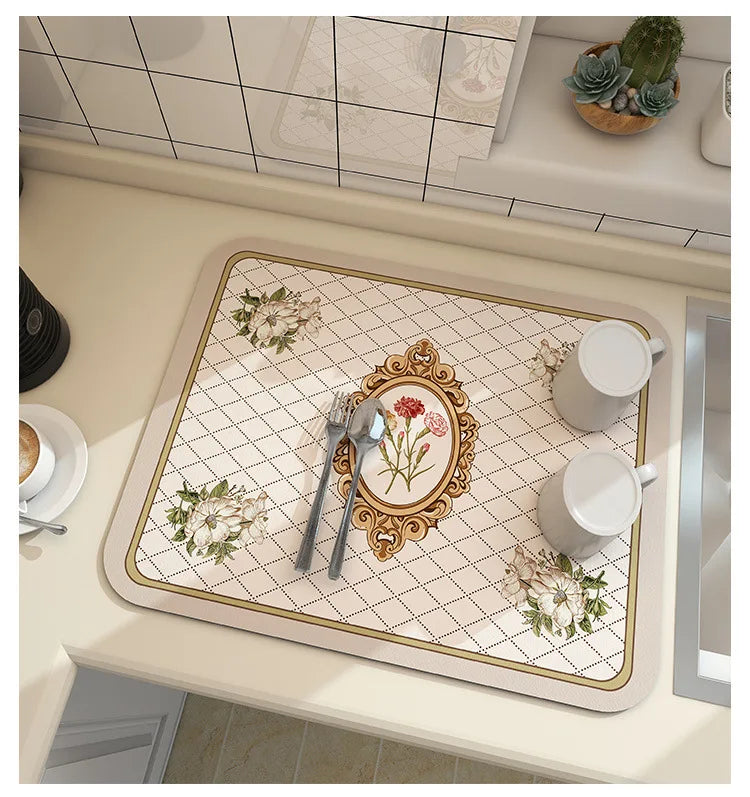 Quick-Dry Absorbent Dish Mat, view 17
