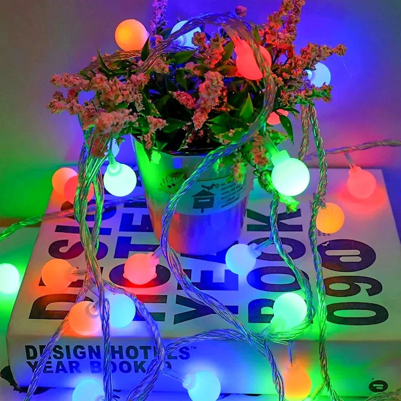 LED Ball Fairy String Lights, view 4