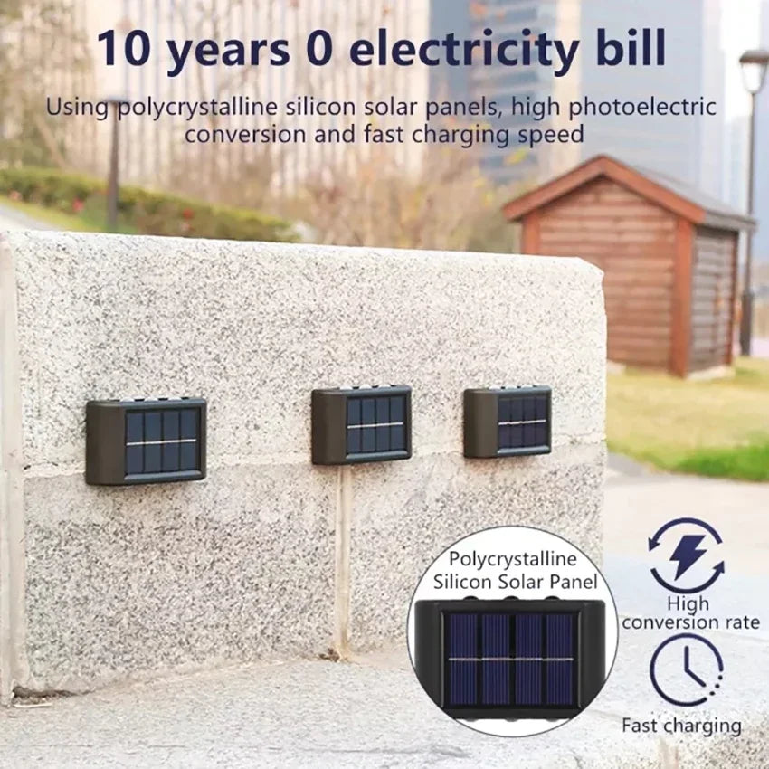 Solar Up & Down Wall Light, view 2