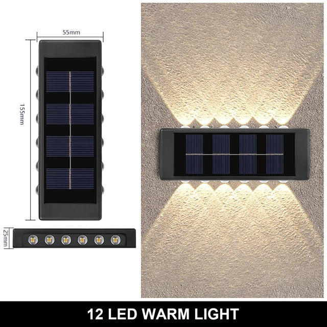 Solar Up & Down Wall Light, view 6